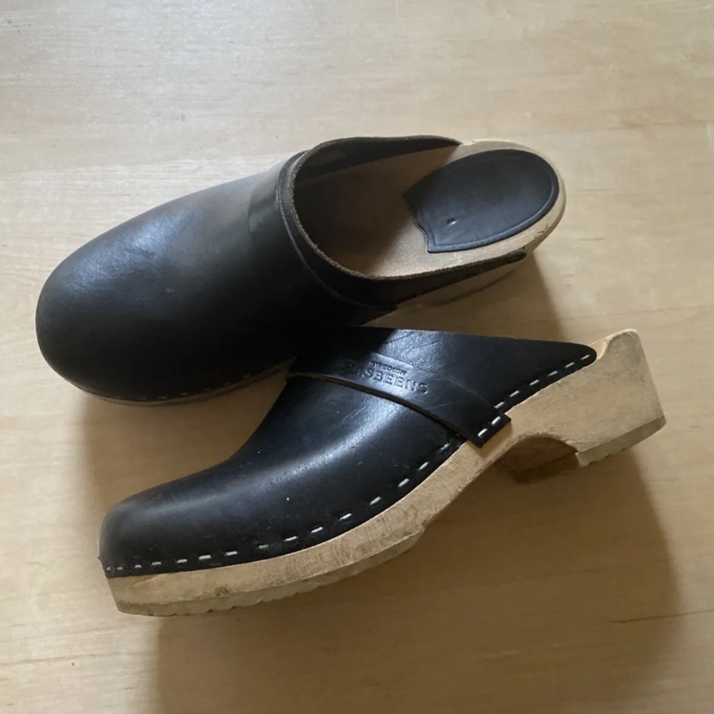 Swedish Hasbeens Husband Clog size 39 US 8